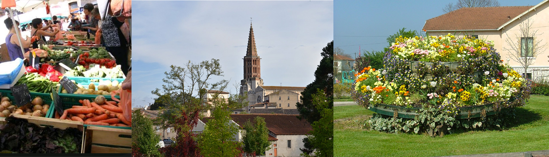 Images de la ville de Caussade (82) 