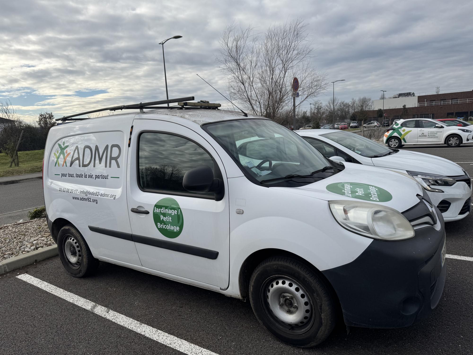 voiture service jardinage à l’ADMR à Montauban