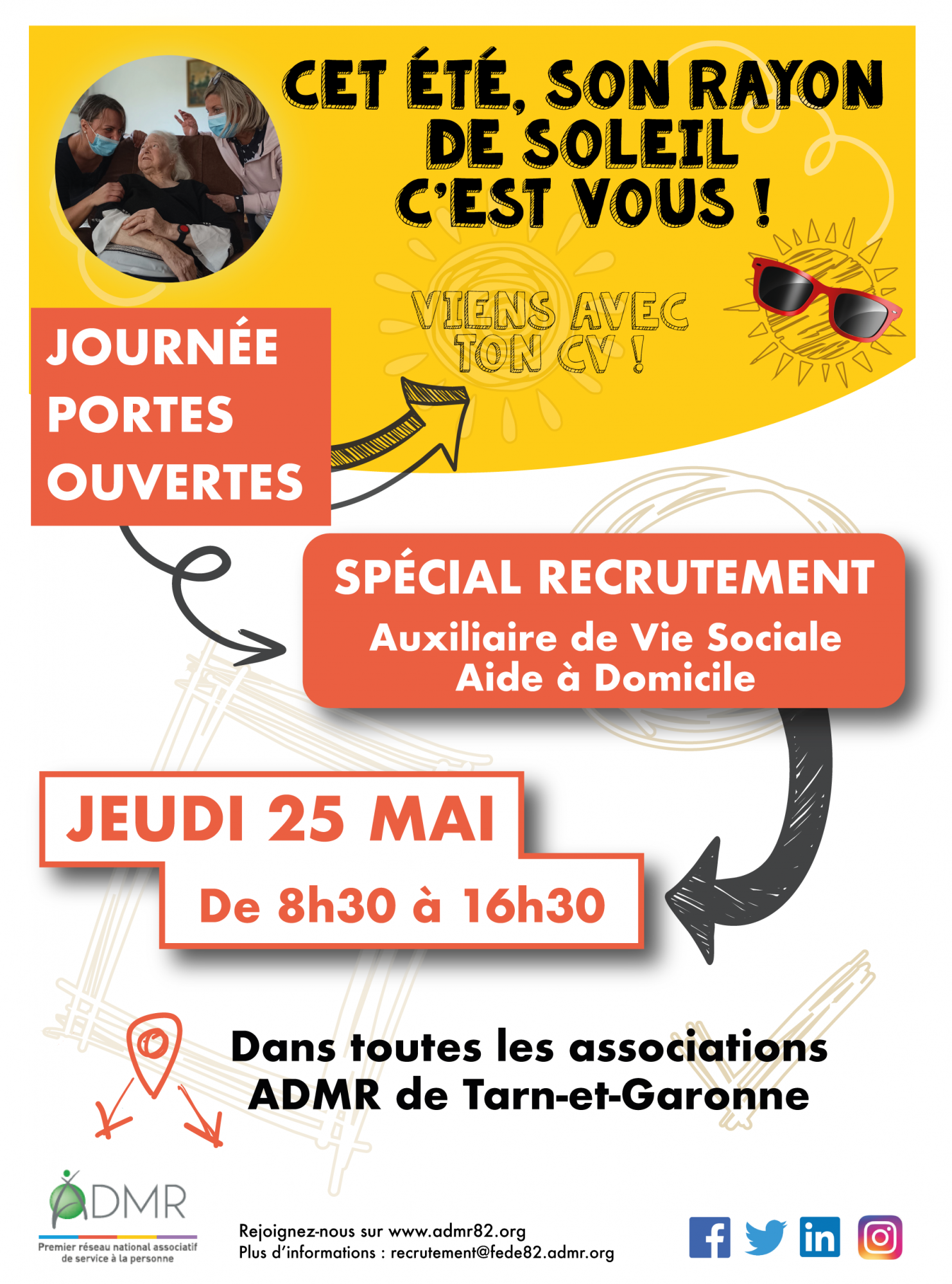 Journée Portes Ouvertes ADMR spécial recrutement