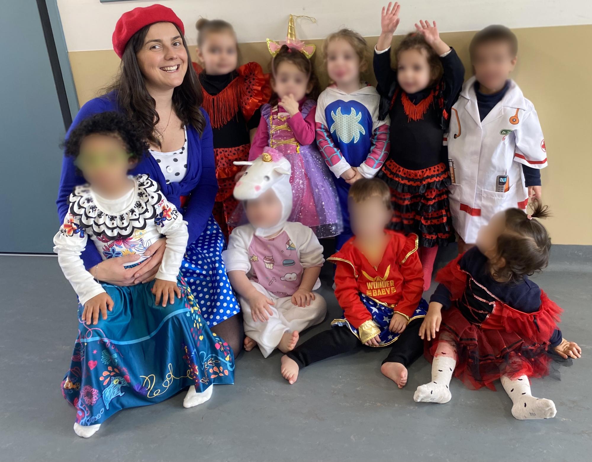carnaval à la micro crèche ADMR O P’Ti Nid